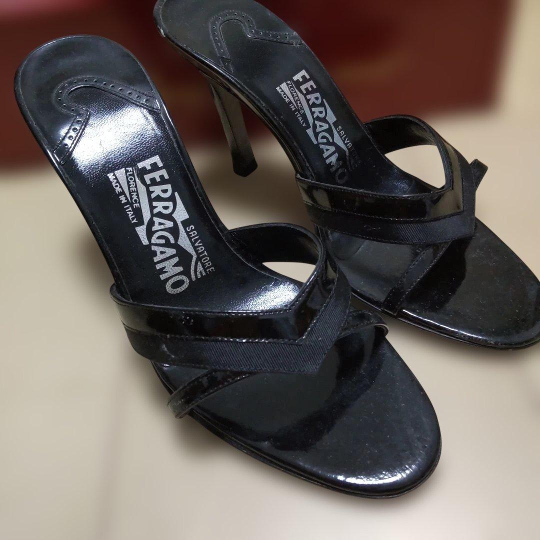 □フェラガモ□サンダル ミュール 23cm - メルカリ