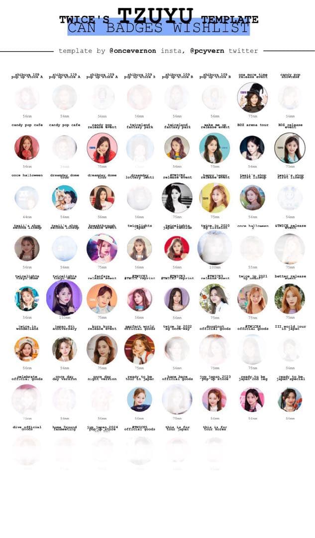 TWICE 缶バッジ ツウィ - メルカリ