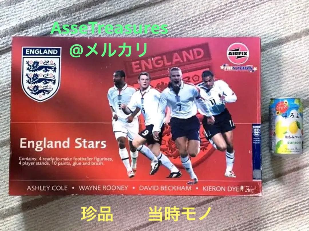珍品 AirFix サッカー イングランド代表 ベッカム他4人セット プラモデル 珍品 AirFix サッカー イングランド代表 ベッカム他4人セット