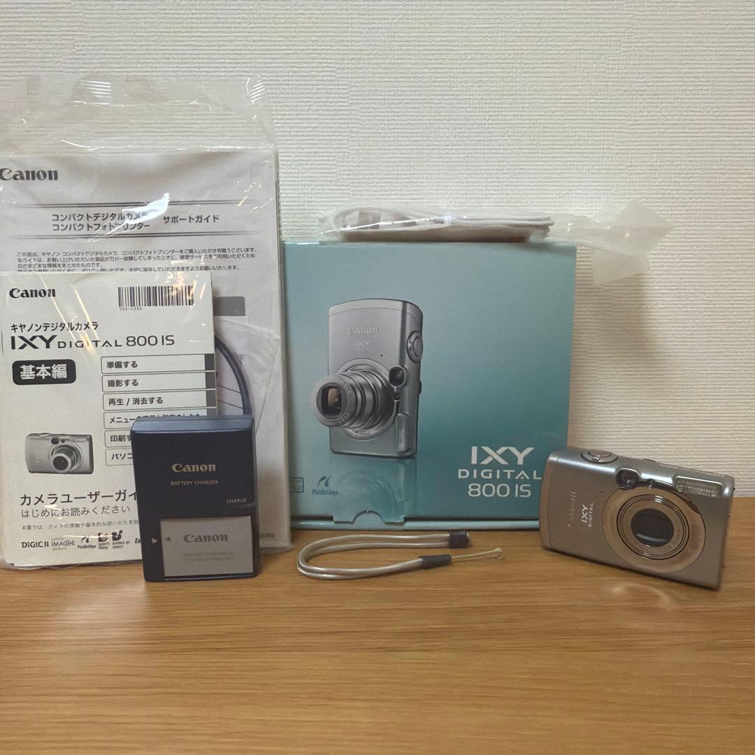 【美品】Canon IXY DIGITAL 800 IS 付属品有　簡易動作確認 美品】Canon IXY DIGITAL 800 IS 付属品有 簡易動作確認 - メルカリ