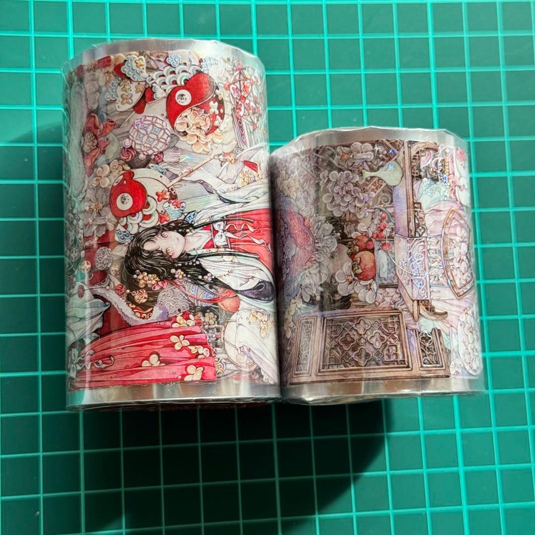 海外マステ 【霓裳季】【花灯霁】2巻セット まとめ売り マスキング