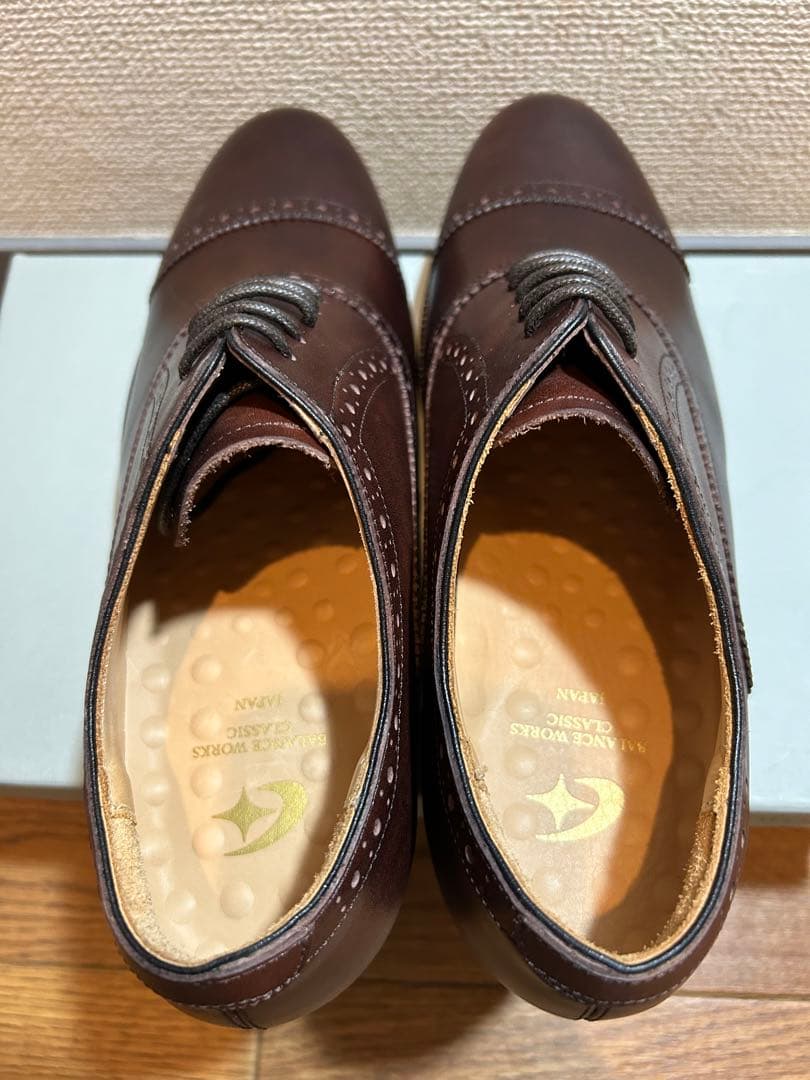 革靴 25.5cm バランスワークスクラシック　ムーンスター