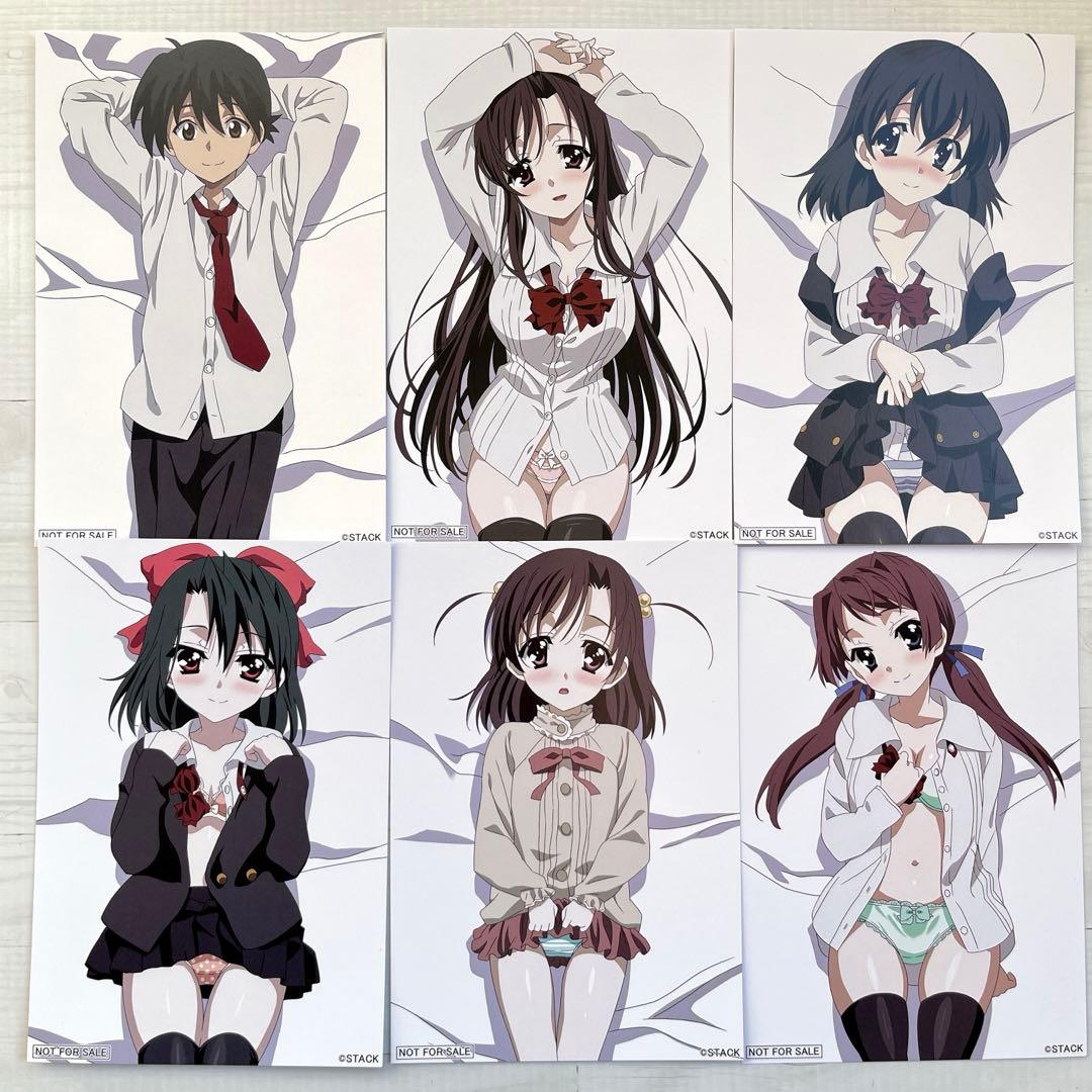 スクールデイズ School Days ポストカード 特典 描き下ろし コンプ