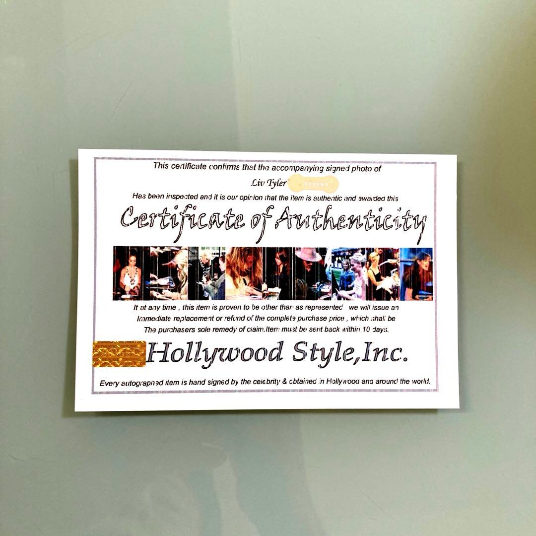 リヴタイラー直筆サイン入り2Lサイズ写真… - メルカリ