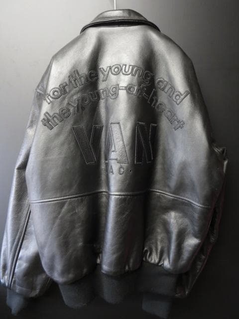 VAN JAC【オールレザー スタジャン】スタジアムジャケット ヴァンヂャケット Amazon | 18AW ヴァン ヂャケット VAN JAC 羊革 オール レザー