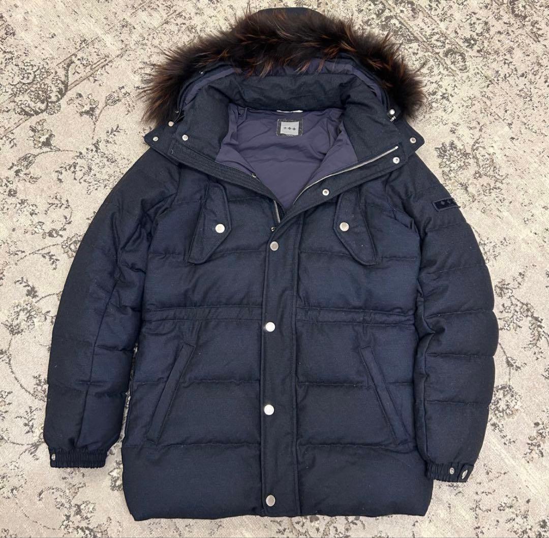 ☆タトラス/TATRAS/BIONDI/カシミヤダウン/ファー/ネイビー/02M - メルカリ