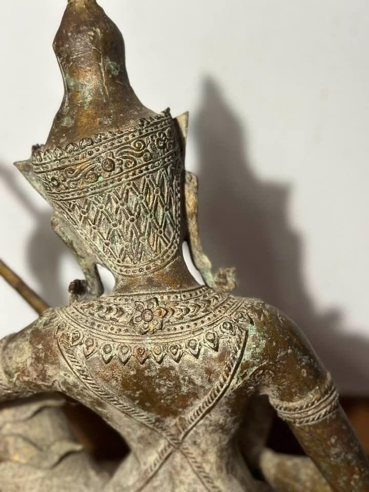 貴重】タイ仏像 19世紀 古銅鍍金仏 ガンダルヴァ - メルカリ