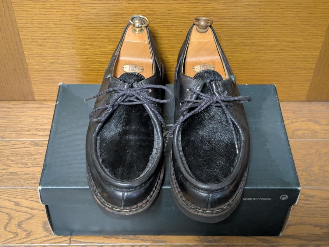 売約済商品!!モカシン 黒 レザー ポニー FUNNY（ファニー） インディアンモカシン ラコタ FNUUY スムース