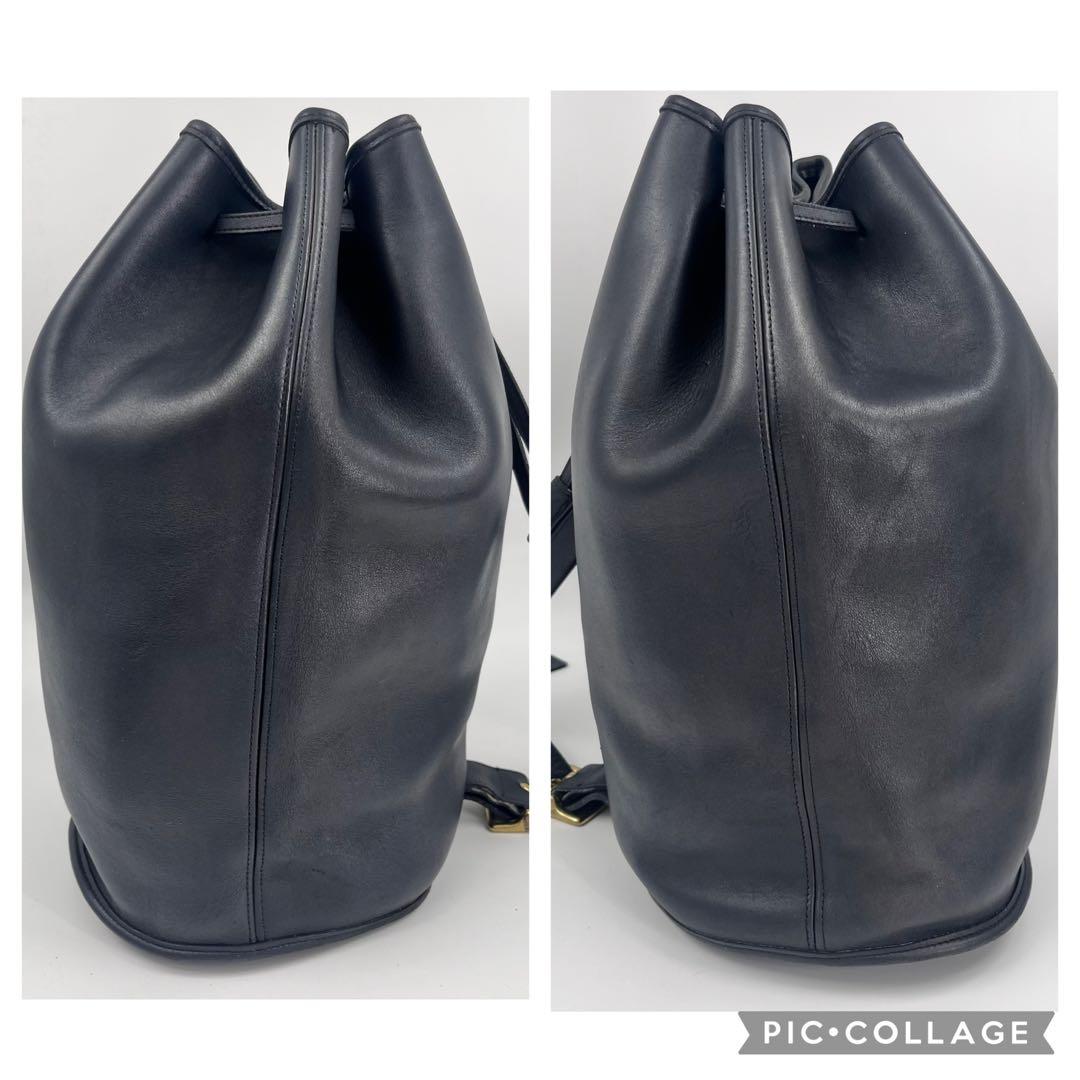 美品✨オールドコーチ 西口修平着用 ショルダーバッグ 巾着型 レザー