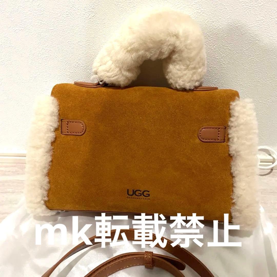 新品 UGG シープスキン ハンドバッグ ファー ショルダー テディ