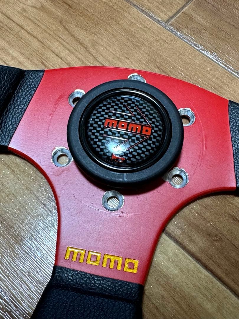 日曜日限定値下げ！美品 MOMO コマンド2 レッド 35パイ