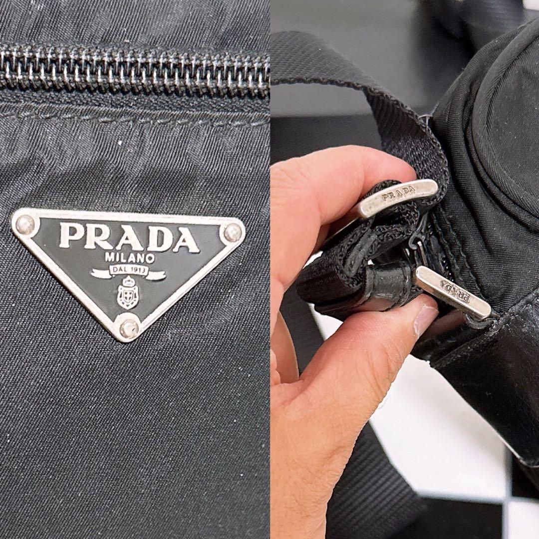 《美品》PRADA(プラダ)ショルダーバッグ ロゴプレート