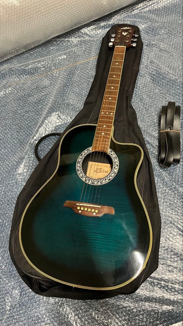 送料込! 美品 エレアコ ARIA AMB-35 グリーン　サンバースト ARIA|エレアコ Aria AMB-35S|【ハードオフ公式通販】オフモール