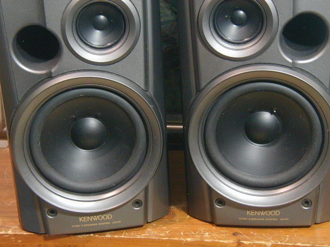 ケンウッド 3way スピーカー LS-H7、ペア。 - メルカリ
