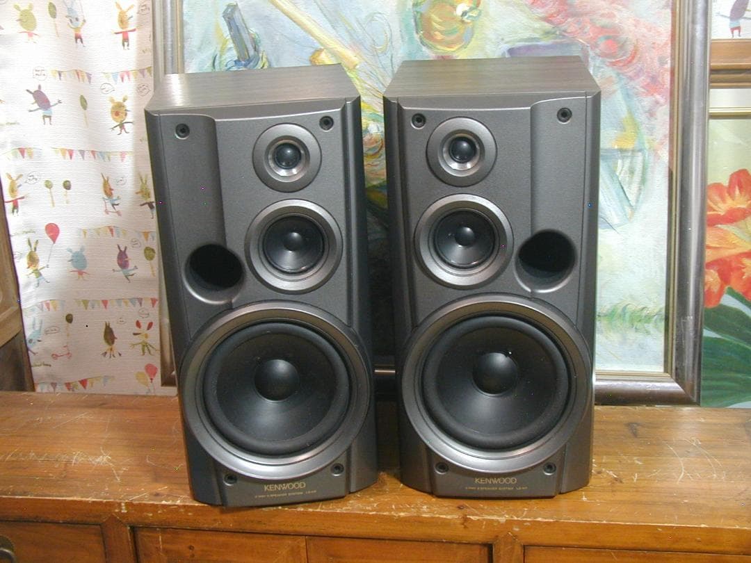 ケンウッド 3way スピーカー LS-H7、ペア。 - メルカリ