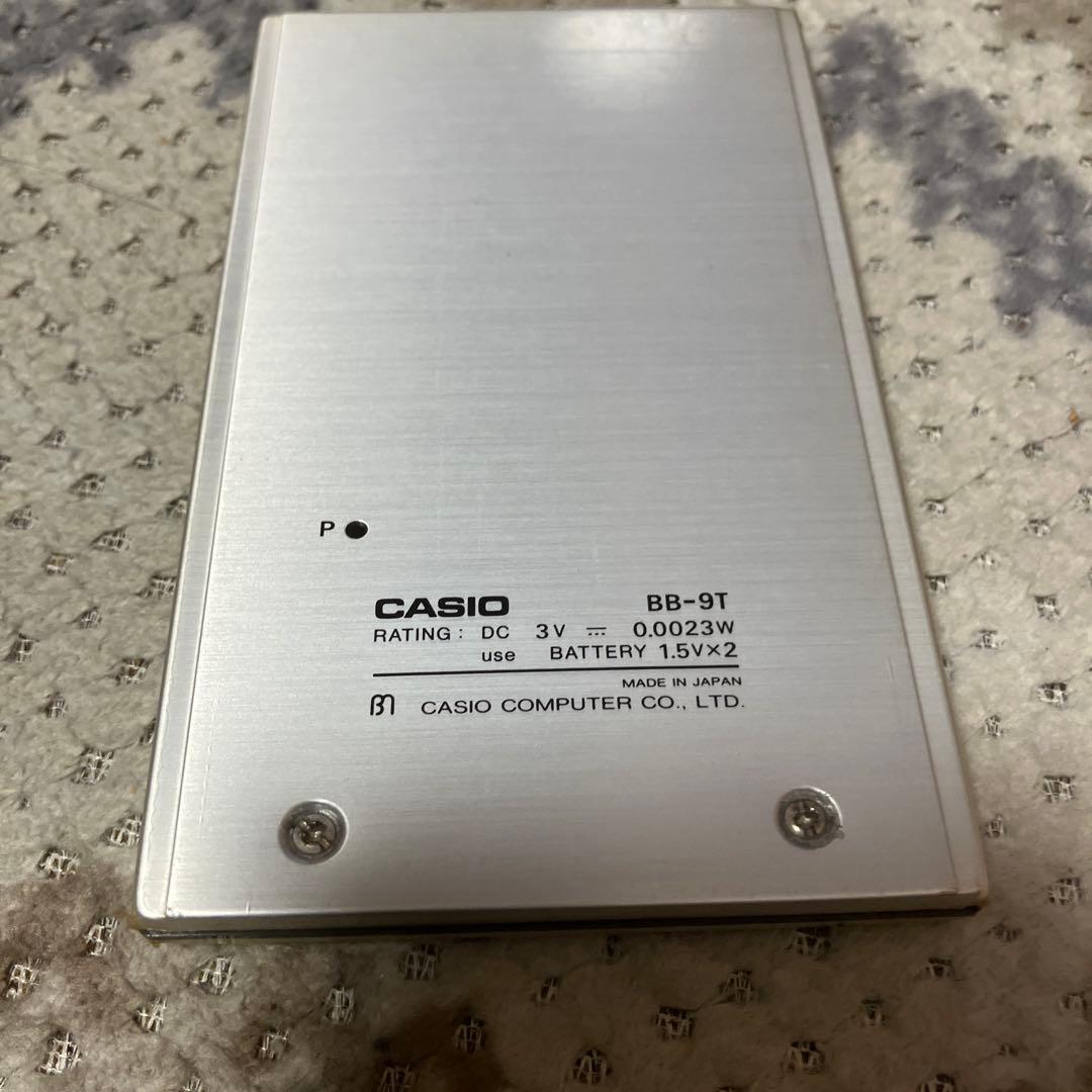 CASIO BB-9T 野球ゲーム 電卓 完働品 昭和レトロ カシオ - メルカリ