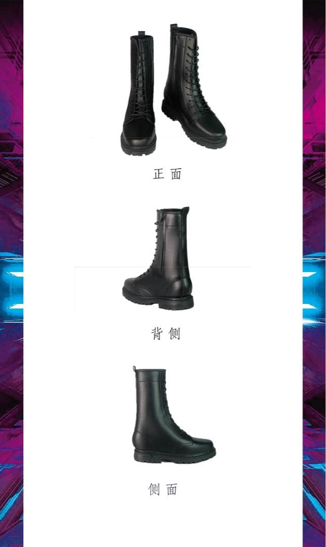 24.5~26.5cm向け 18cm 厚底 タオバオ ブーツ コスプレ - メルカリ