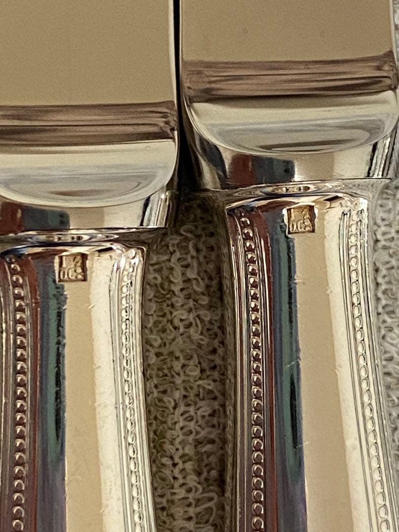 Christofle クリストフル パールシリーズ バターナイフ 4本セットの