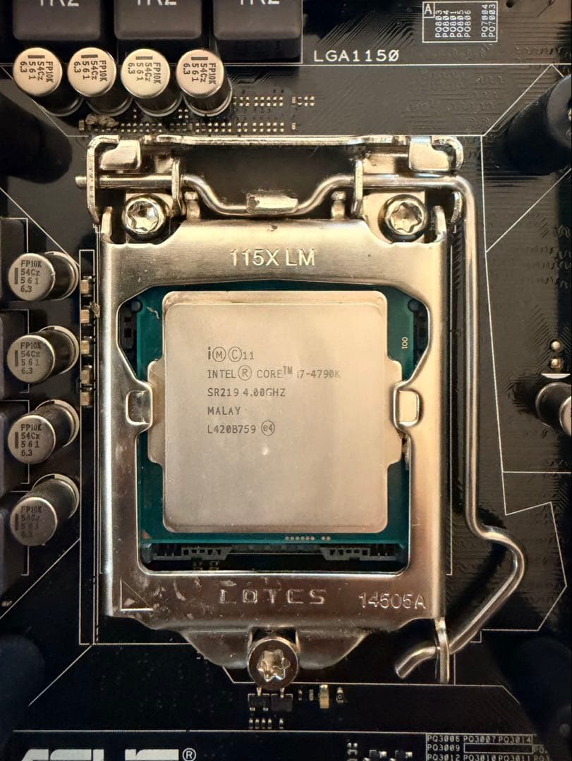 i7 4790K + ASUS Z97 PROGAMER(12GB メモリ付き) - メルカリ