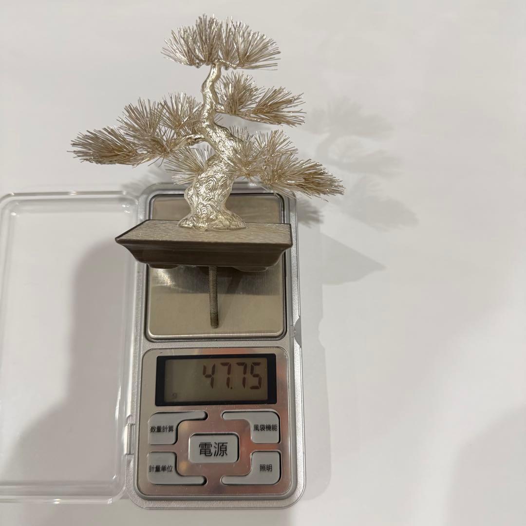 純銀製 松竹梅 光則作 約139g - メルカリ