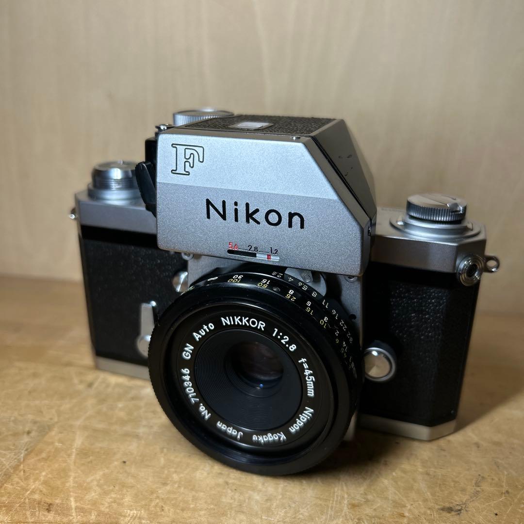Nikon F +GN Auto Nikkor 45mm f2.8 完動極美品 GN Auto Nikkor 45mm f2.8 (F) – FLASHBACK CAMERA