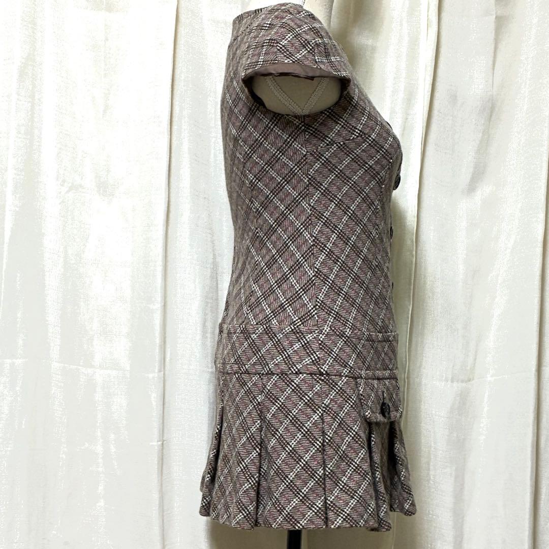 バーバリーブルーレーベル ミニワンピース ノバチェック 吉川ひなの