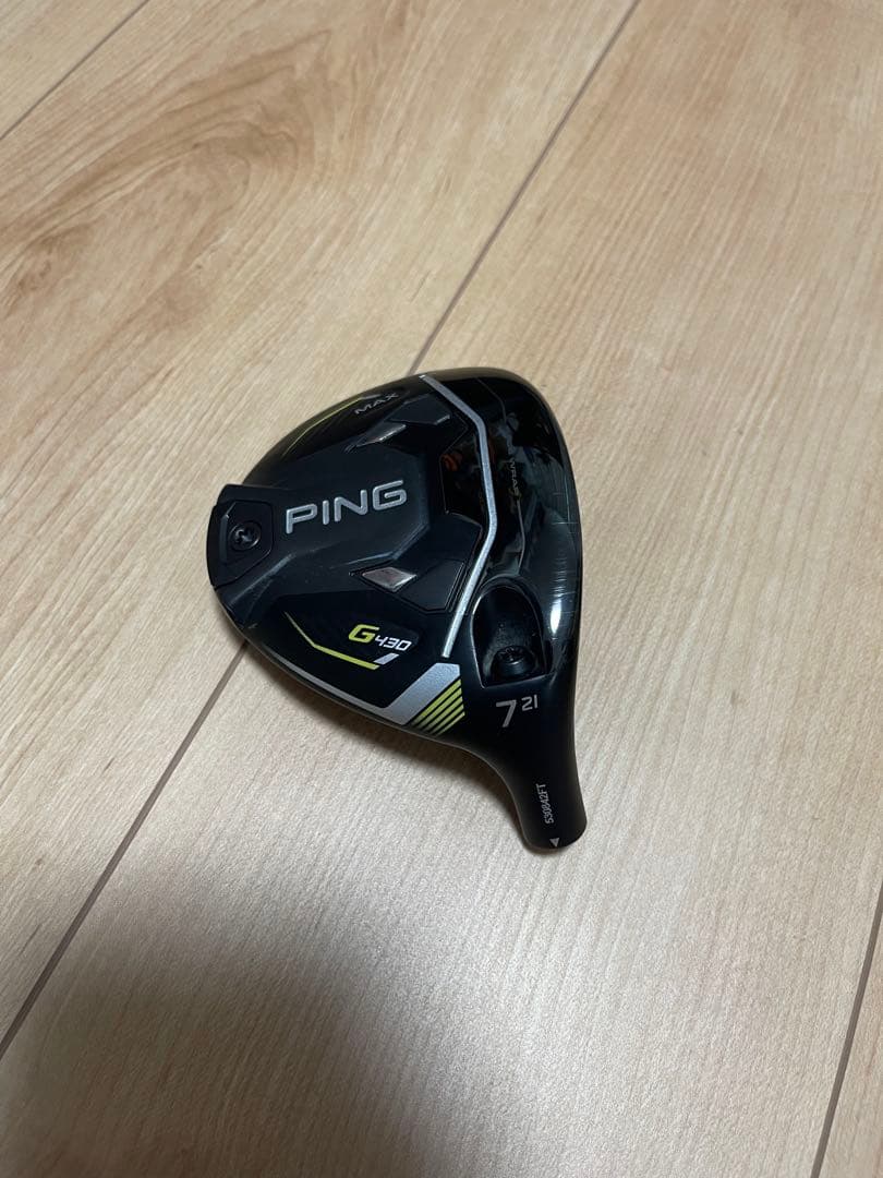 PING G430 max フェアウェイウッド 7W ヘッドのみ(カバー付)