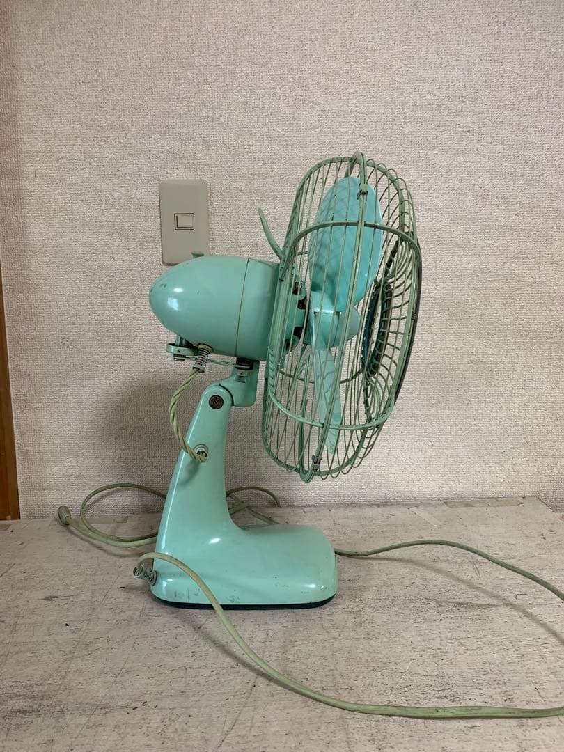 G0713-08☆三菱 12インチ扇風機 ミントグリーン