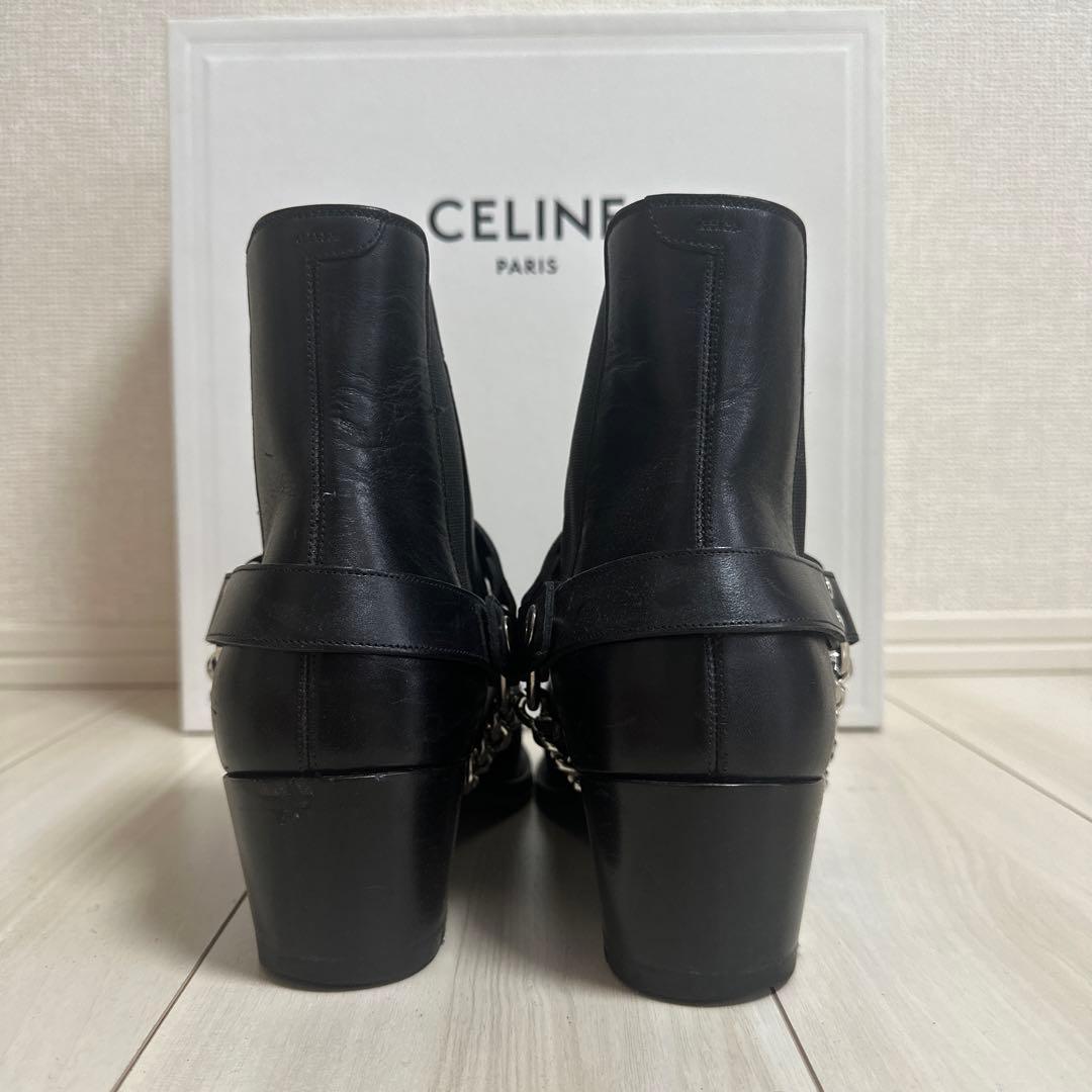 さしす様 専用！celine カマルグ バイカーチェルシーブーツ カーフ