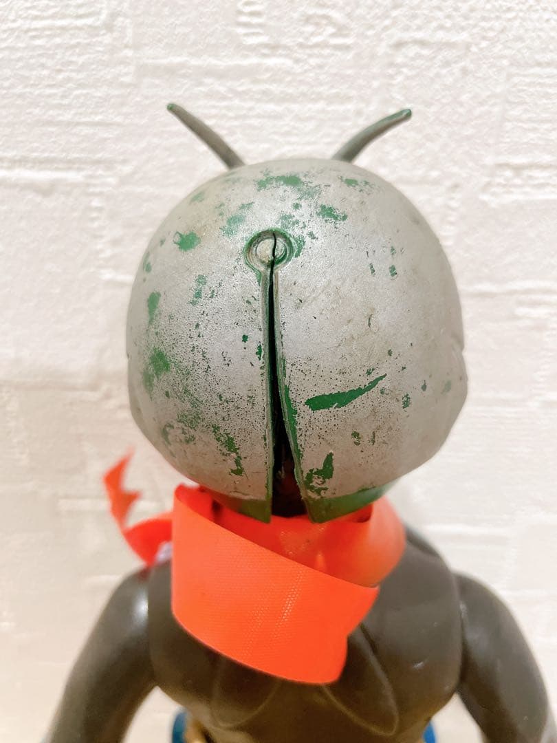 旧バンダイ 仮面ライダー スタンダードソフビ ポピー 当時物 面取れ