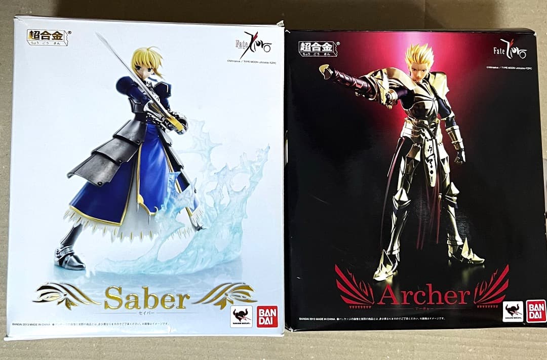 超合金　セイバー　アーチャー　ギルガメッシュ　フィギュア セット 超合金 Fate/Zero アーチャー[バンダイ]《在庫切れ》