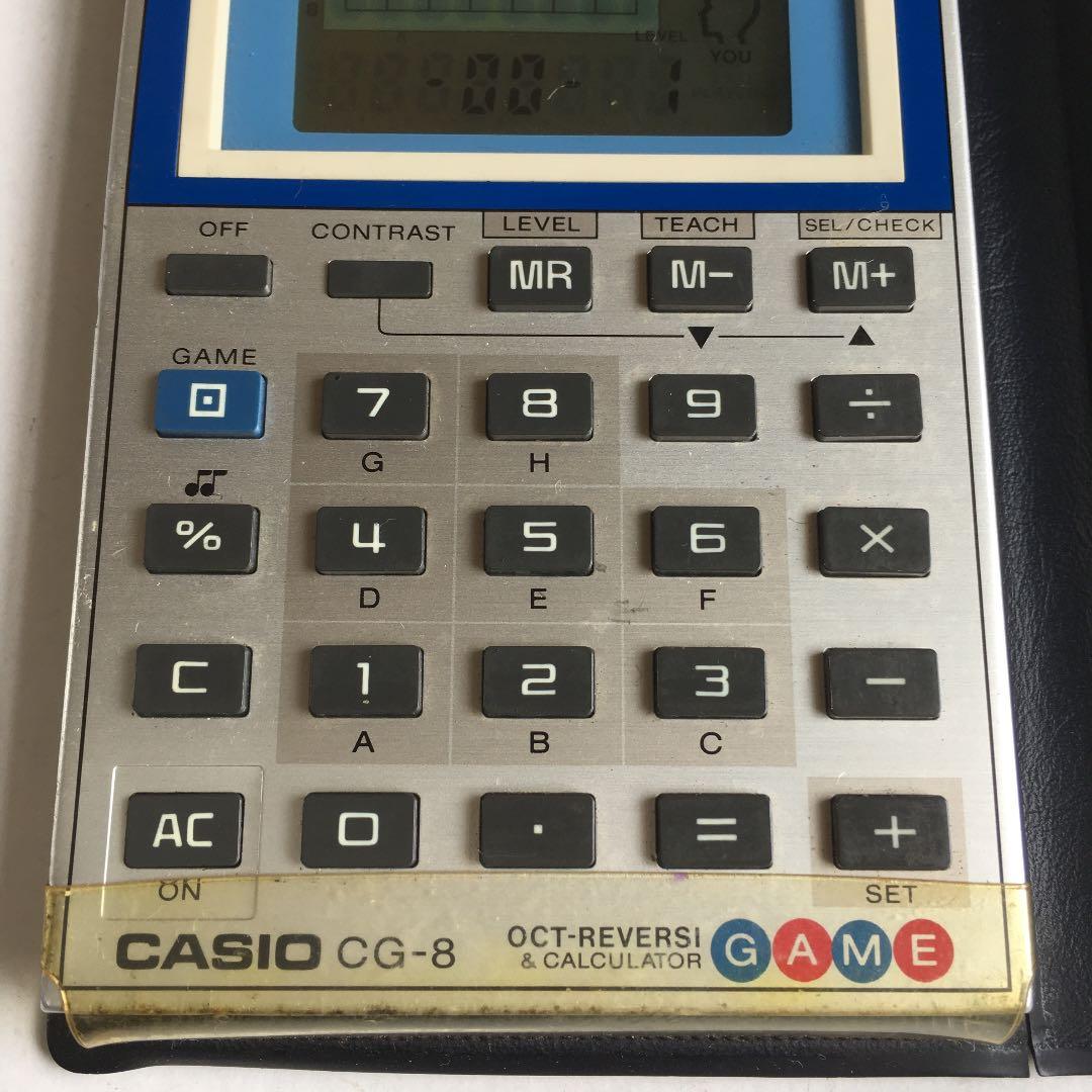0699 CASIO カシオ CG-8 オクトリバシー 電卓 8桁 - メルカリ