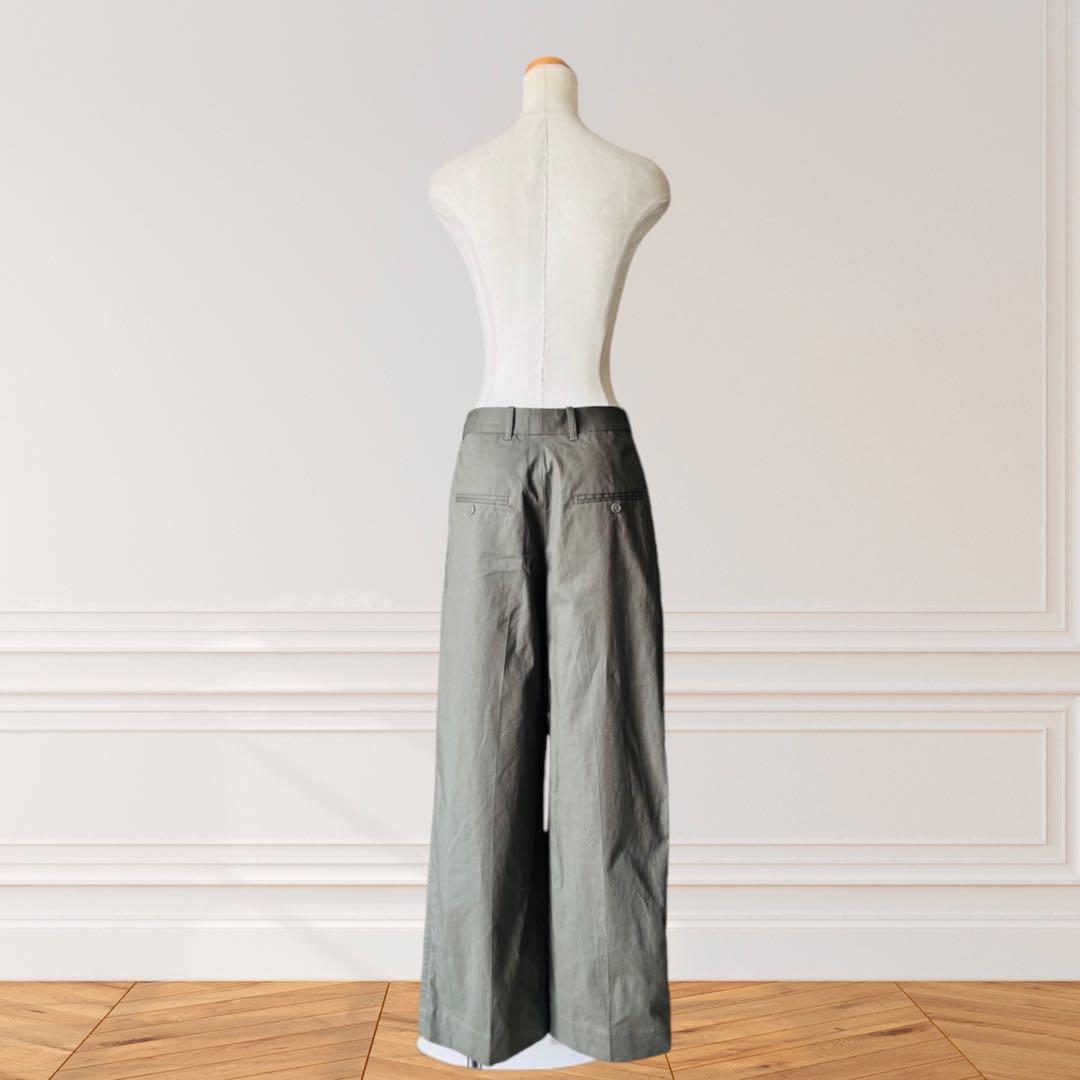 今期 3.1フィリップリム ノータック コットン パンツ 4 カーキ ARMY