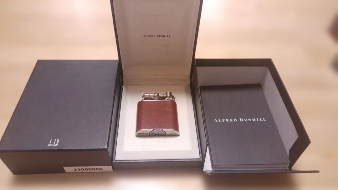 【希少・付属品完備】ダンヒル ユニーク 英国製 本革巻き ライター 当時物 ダンヒル ライター ユニーク 機械調整済み | 東京銀座のヴィンテージ