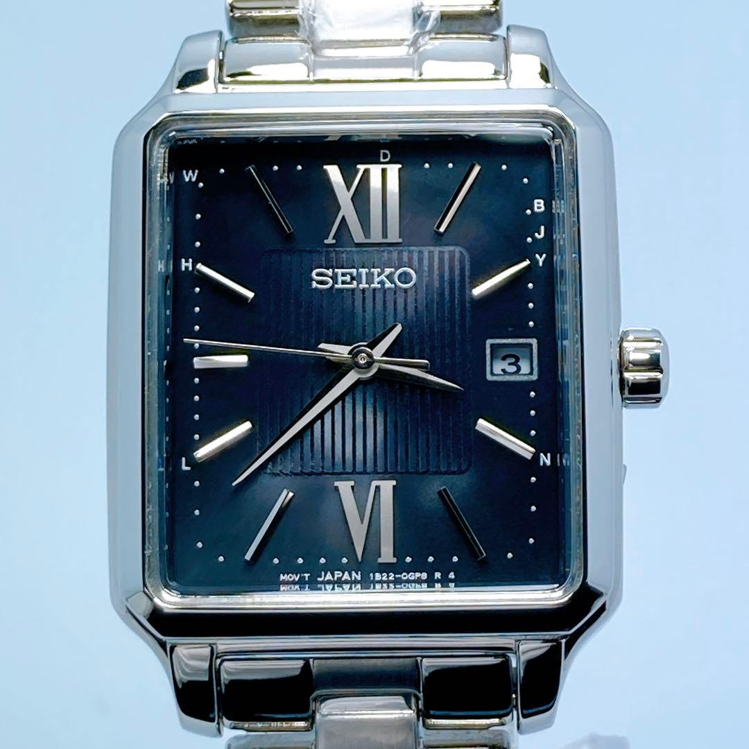 544 SEIKO セイコー 1B22-0CX0 ソーラー デイト 腕時計
