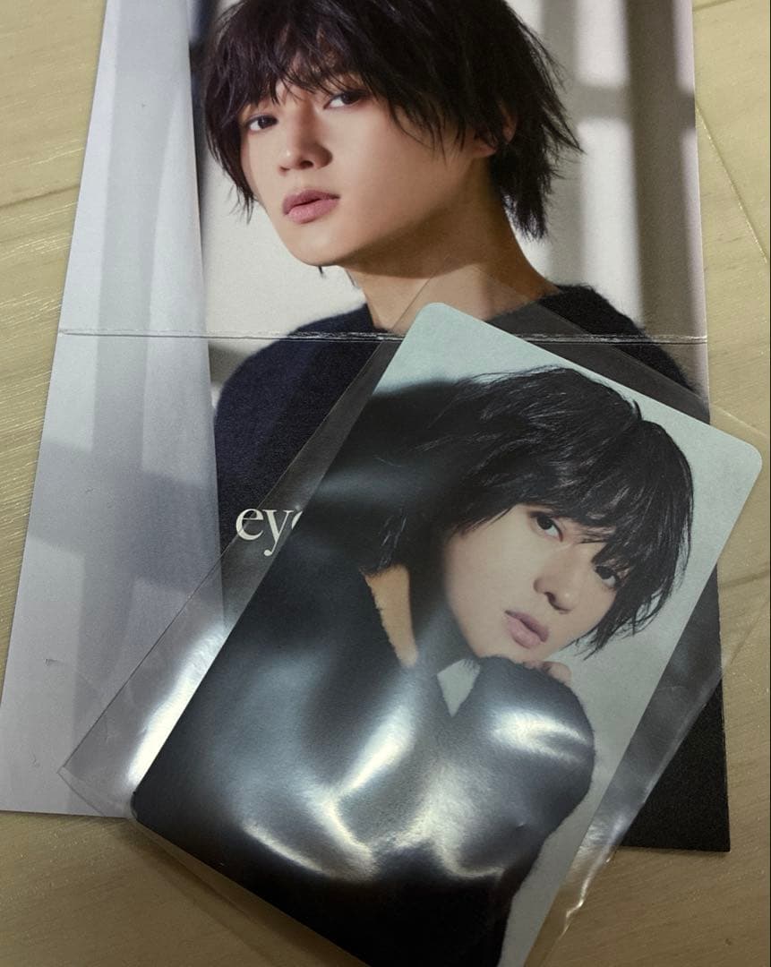 八木勇征 コンタクトレンズケース＆カード＆台紙 FANTASTICS 八木勇征がイメージモデルに就任！カラコンブランド『eye