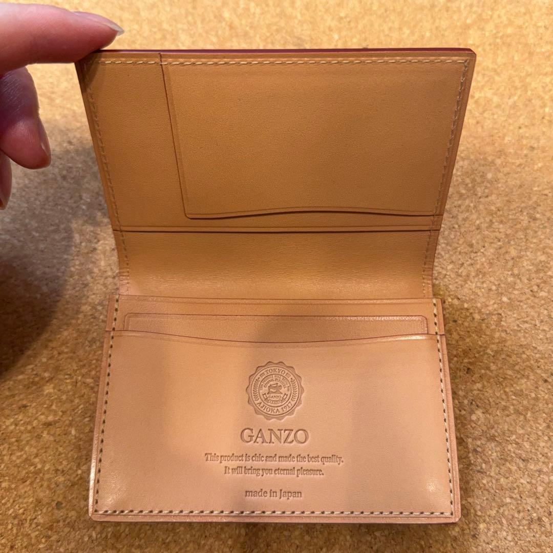 GANZO ガンゾ CORDOVAN コードバン 名刺入れ ダークグリーン - メルカリ