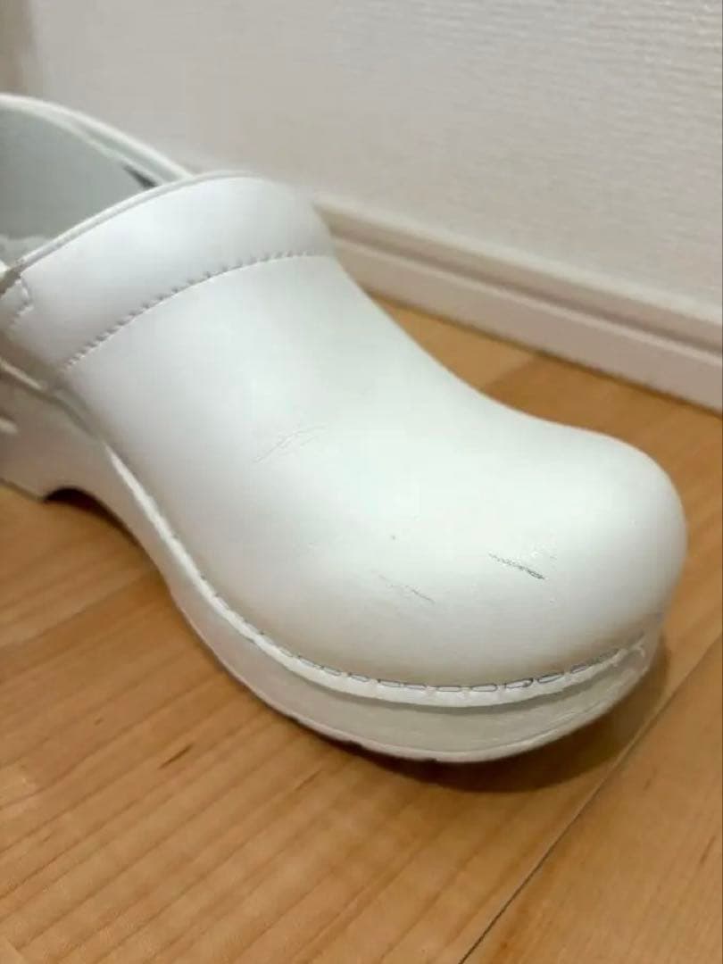 danskoダンスコプロフェッショナル　サボ　ホワイト サイズ38 24.5cm