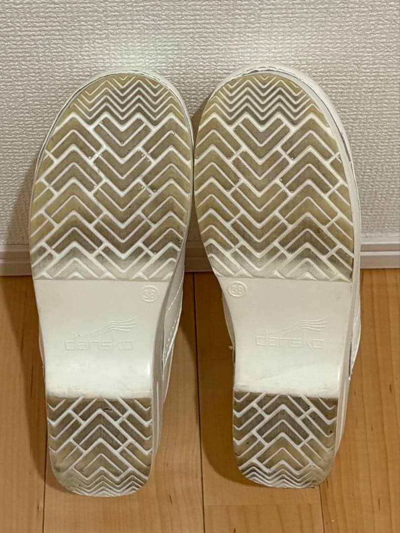 danskoダンスコプロフェッショナル　サボ　ホワイト サイズ38 24.5cm