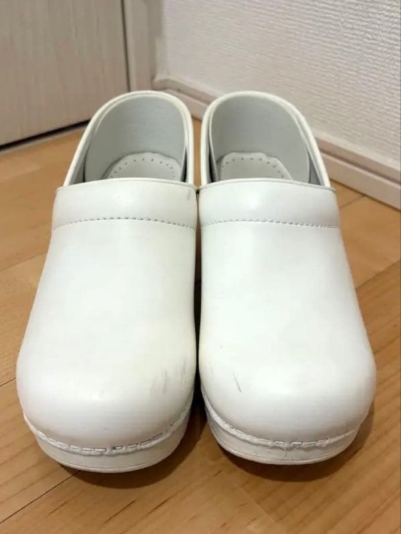 danskoダンスコプロフェッショナル　サボ　ホワイト サイズ38 24.5cm