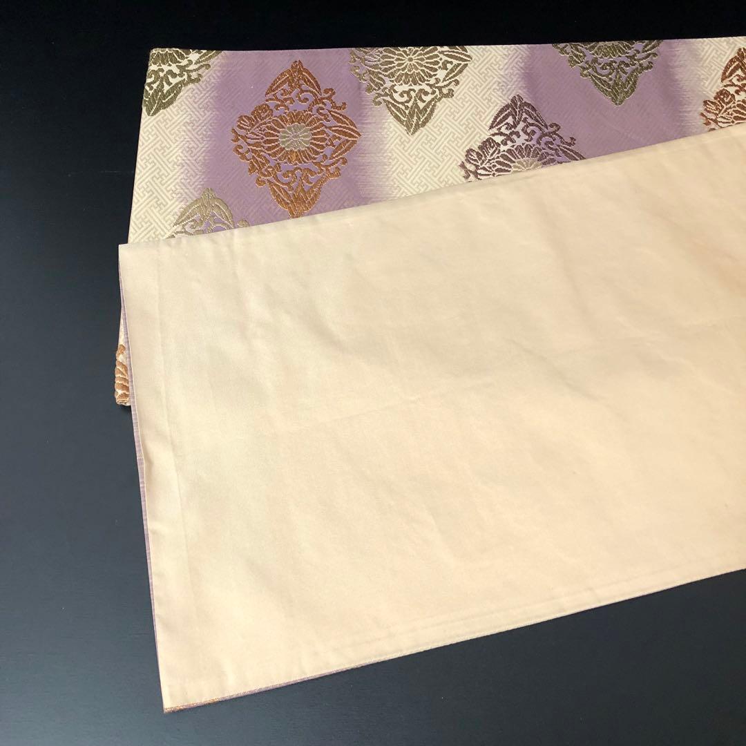 SO-760 袋帯 六通 正絹 紗綾形 花菱 グラデーション フォーマル - メルカリ