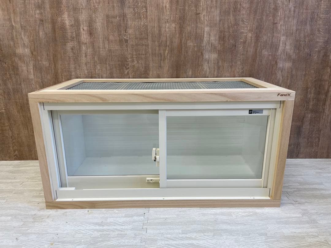 FandK爬虫類木製ケージ アルミサッシ仕様 900×450×450 - メルカリ