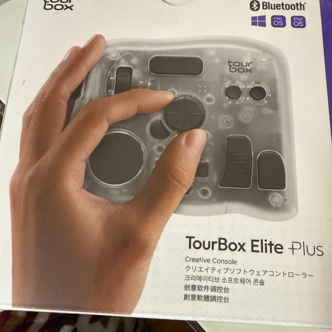 3日まで新品未開封TourBox Elite Plus Bluetooth Amazon | TourBox Elite Plus、iPad 左手デバイス Bluetooth イラスト