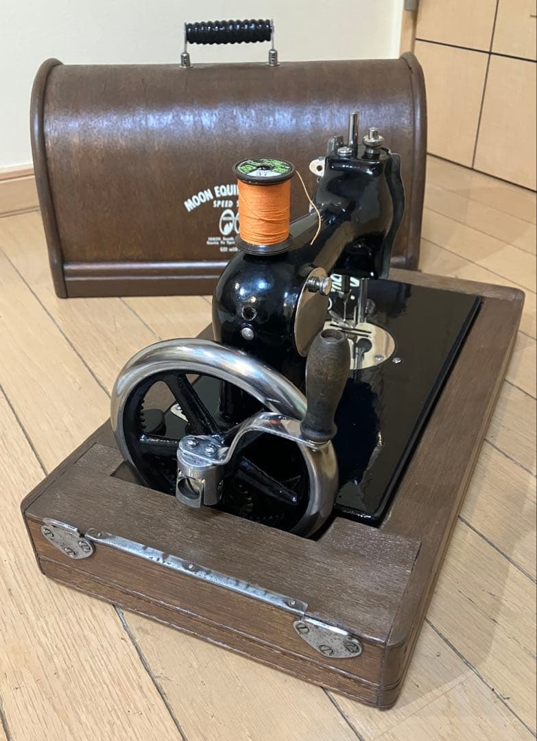 LEADチェーンステッチ・ミシン☆整備・調整機☆実働単環ミシン☆昭和