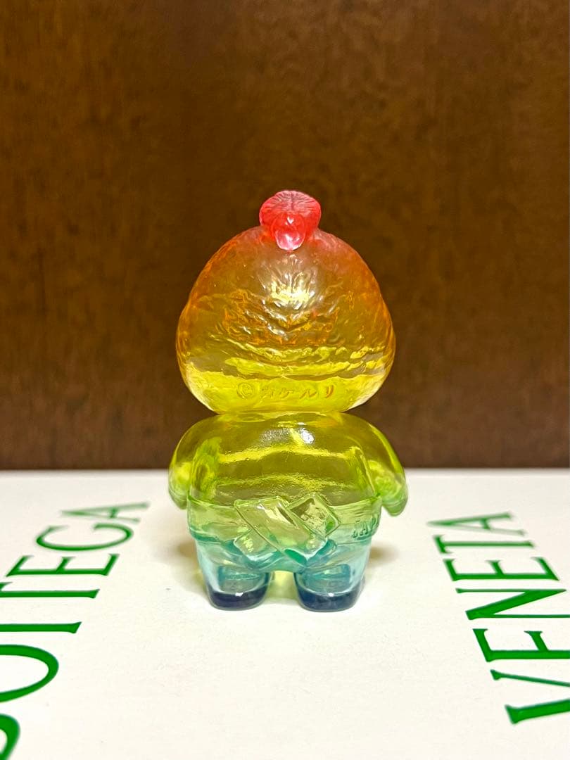 かけるり　子雀力士 チュンペイ　真頭玩具　REALHEAD しぇふ染め クリア