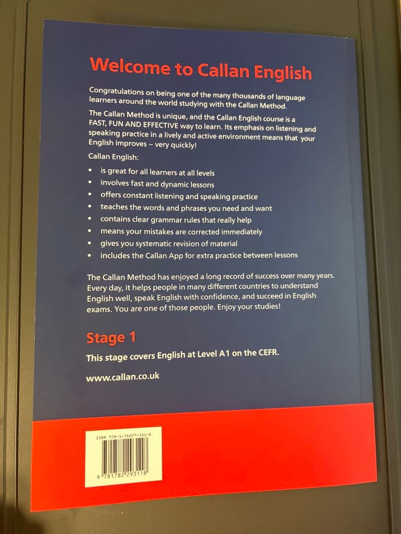 3rd Edition】Callan Method テキストStage 1 - メルカリ