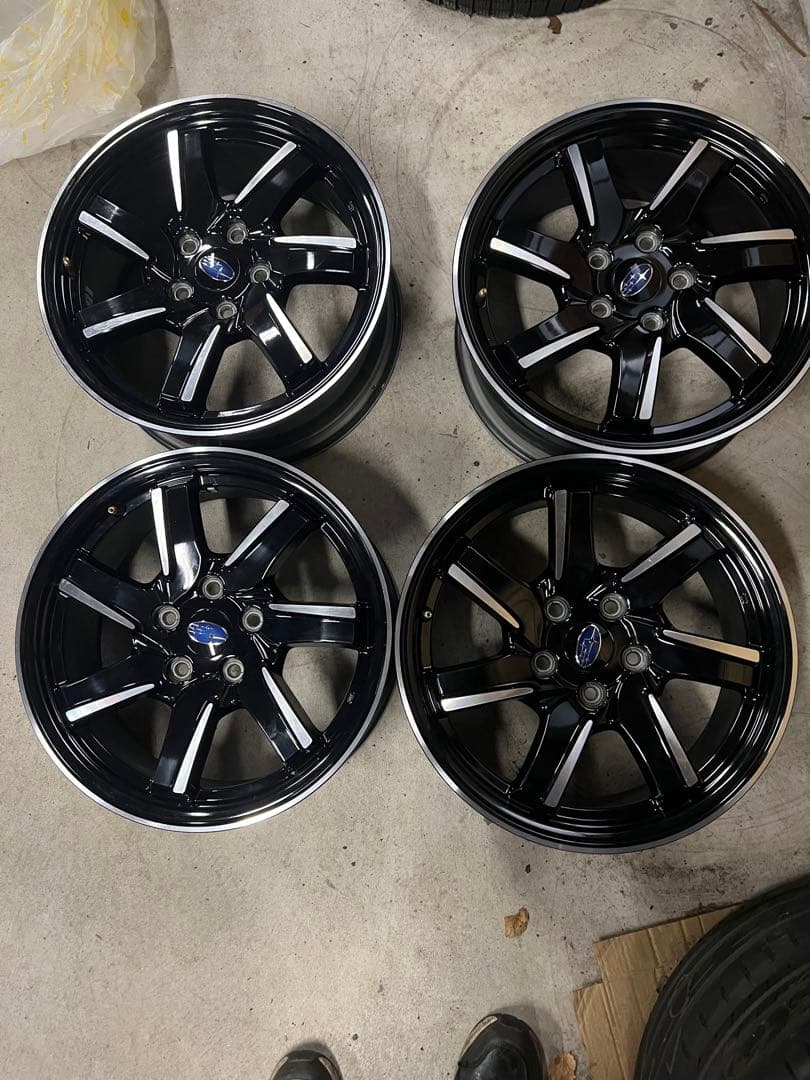 スバル 17インチ ブラックホイール 5スポーク　レヴォーグ SUBARU（スバル） 純正 レヴォーグ VM4 ホイール アルミ ブラック