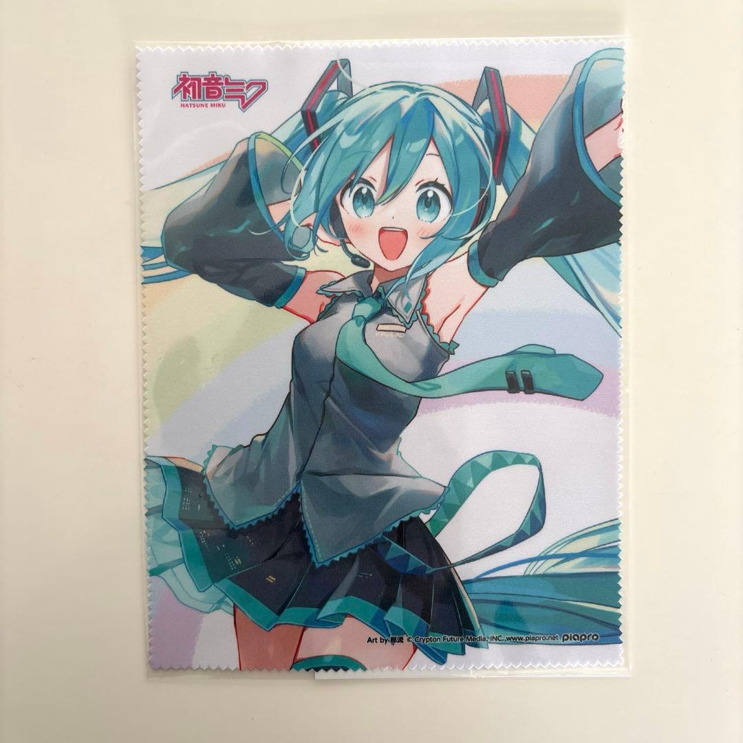 初音ミク】グラスコレクションファイル＋グラスクロス9枚(未開封