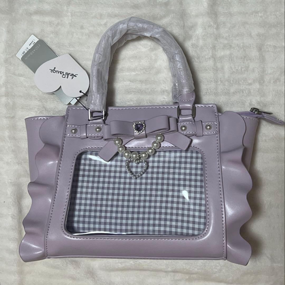 Ank Rouge地雷チャン 痛バ 確定ファンサのおまじないバッグ パープル