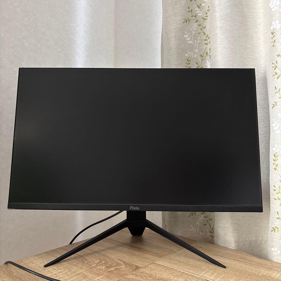 Pixio PX278 モニター 本体 Pixio ゲーミングモニター 27インチ 白 ホワイト 180hz PX278WAVE 液晶